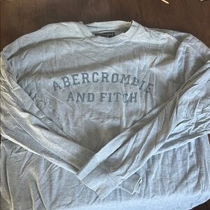 Vintage Abercrombie & Fitch Gray men’s long sleeve t-shirt